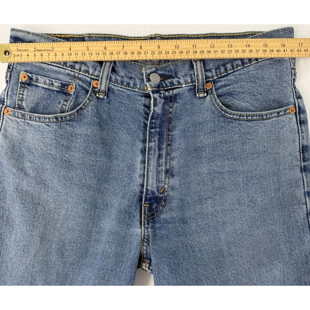 Levis 550 Straight Leg Denim Jeans Stretch Men's Size 34 (Fit 34x33) - Picture 5 of 11